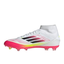 Adidas F50 League FG/Mg Mid Ji0434 Weiße und rote Fußballschuhe 1