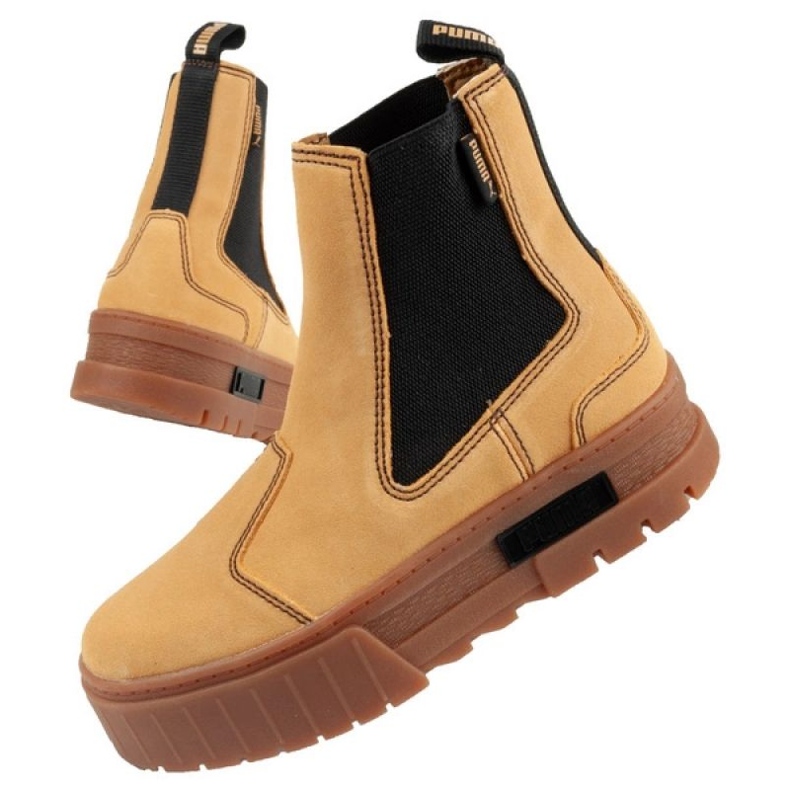 Puma Mayze Chelsea Wildleder W Schuhe 382829 04 braun 1