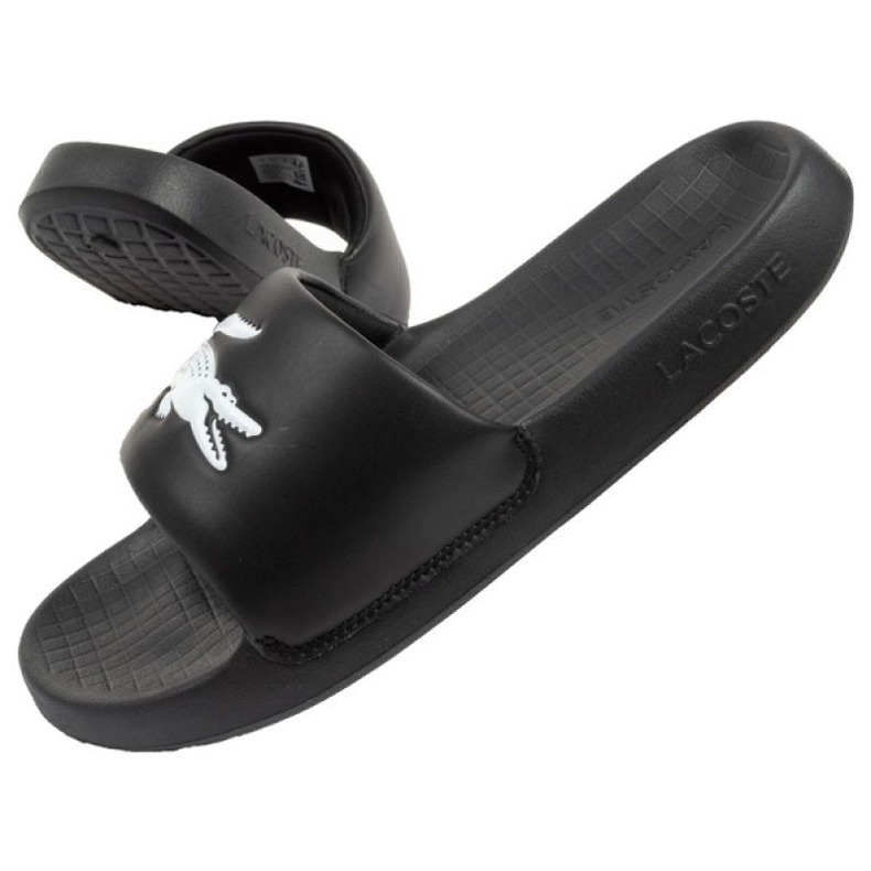 Lacoste Serve Slide 02312 Flip-Flops schwarz 1