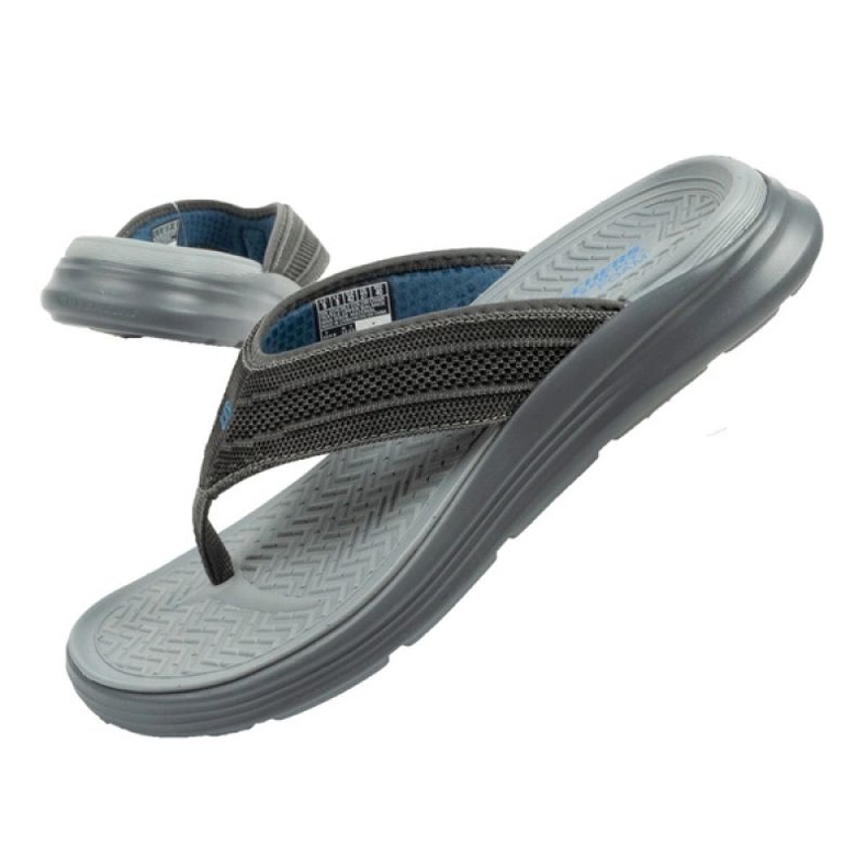 Skechers Sargo M 204383 Char Flip-Flops grau 2