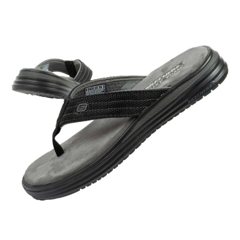 Skechers Proven M Flip-Flops 204577 Blk schwarz 2
