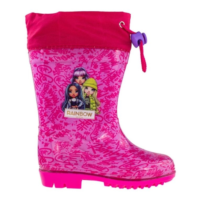 Coqui Perletti Rainbow High 98325 Gummistiefel rosa 1