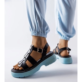 Grün-weiße Sportschuhe für Damen 1