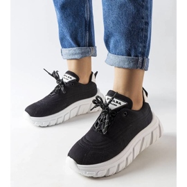 Schwarze klassische Lederstiefel, isolierte Damenstiefel mit Reißverschluss, Naturleder 2