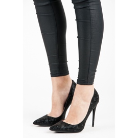 Vices Pins mit Schlangenprint schwarz 1