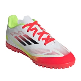 Adidas F50 Club TF IE3732 Weiße Fußballschuhe 1