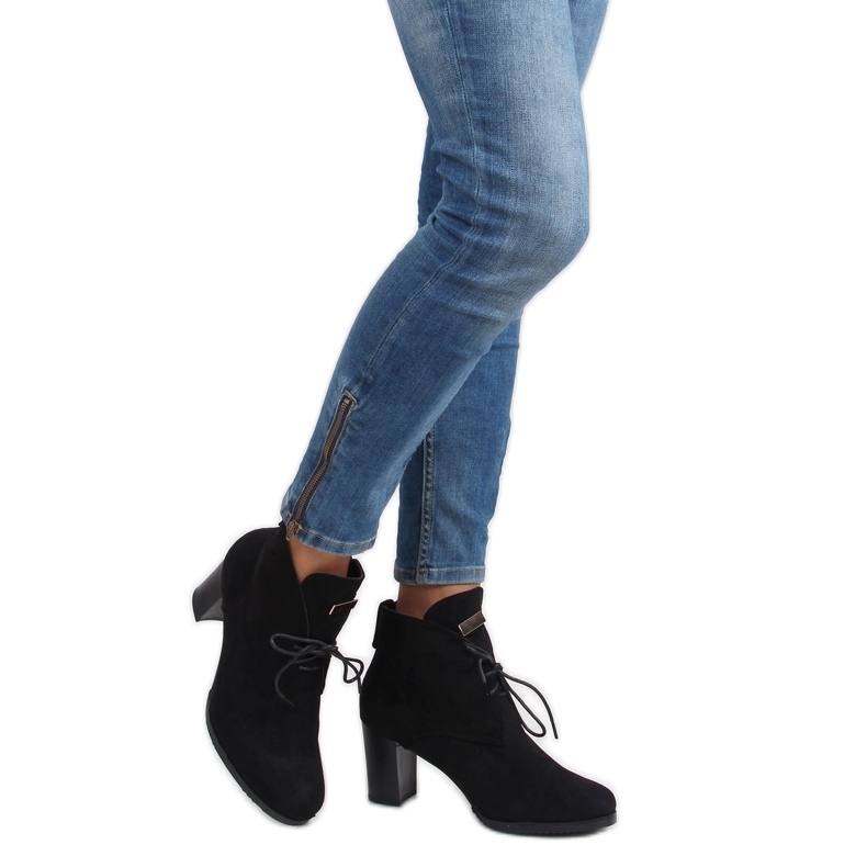 Schnürstiefel 55-518 schwarz 2