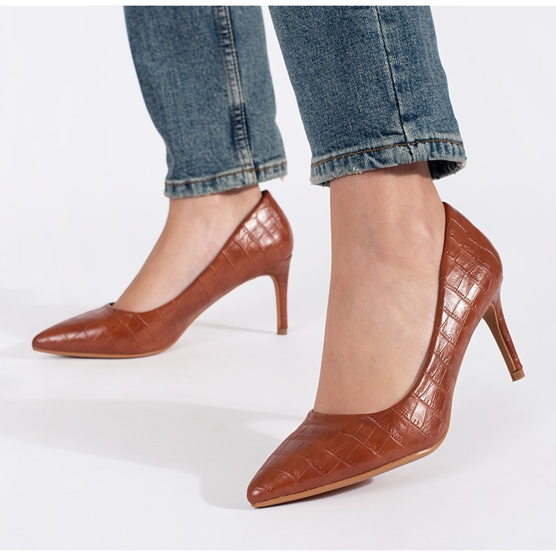 Seastar Braune Pumps mit hohem Absatz 1