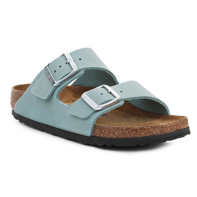 Birkenstock -Klappen Arizona verblasste Aqua 1021446 blau 1