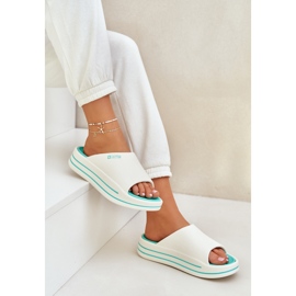 Damenflip Flops auf der Plattform Big Star NN274A038 White-Cham weiß 5