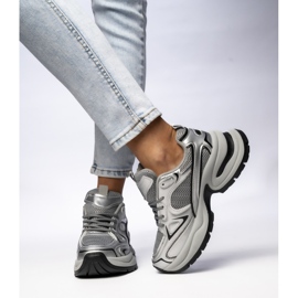 Damen-Grau-Silver-Sport-Sneaker 1