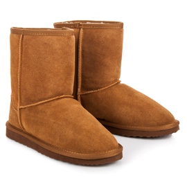 Coco Perla Schneestiefel aus Leder für Damen braun mehrfarbig 1