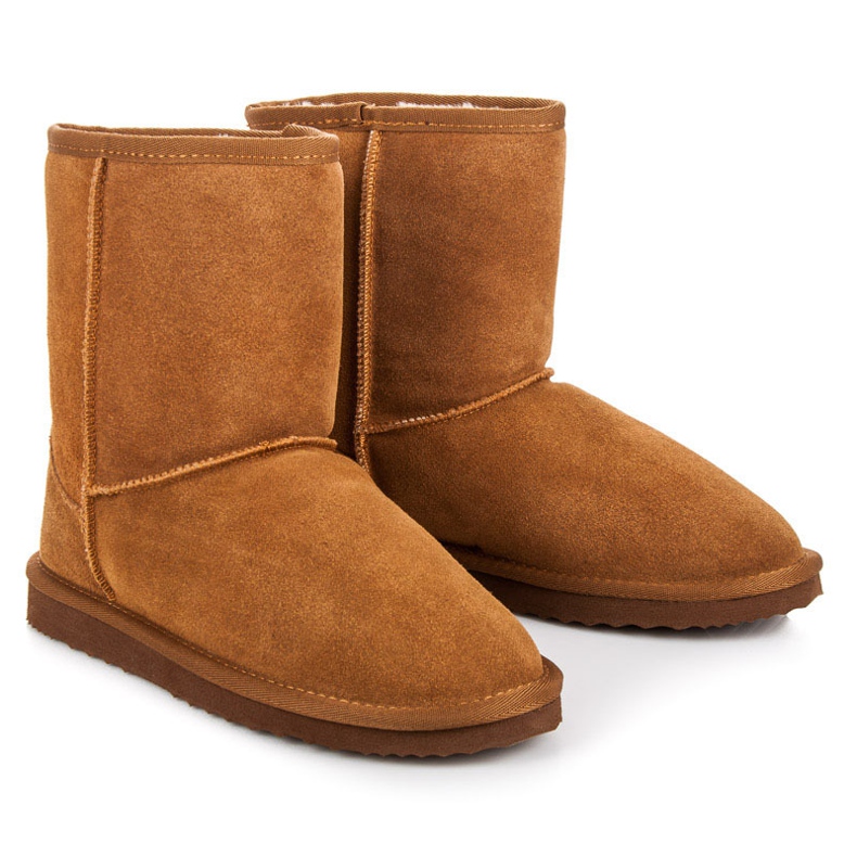 Coco Perla Schneestiefel aus Leder für Damen braun mehrfarbig 1