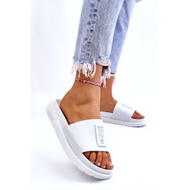 Damen Big Star Hausschuhe LL274428 Weiß 1