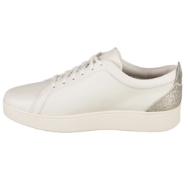 Fitflop Rally Crystal Sneakers Hy8-610 Schuhe mit Zirkonen weiß 1