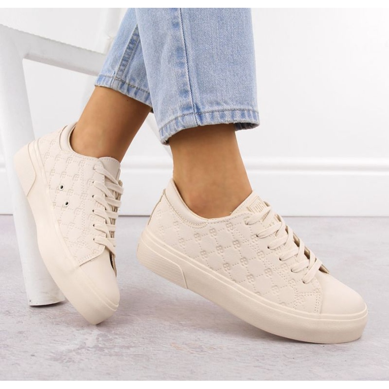 Big Star der Frauen RR274336 Beige Sneakers 2