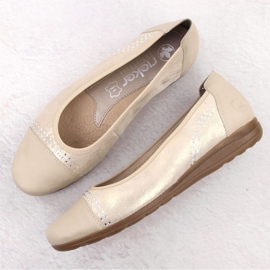 Schuhe, Frauen Ballerinas Rieker L9353-62 Beige 6