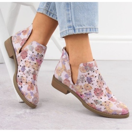 M.Daszyński M. Daszyński Boots SA62-102 Openwork violett 2