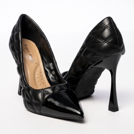 Frauen Veronique schwarze Pumpen 2