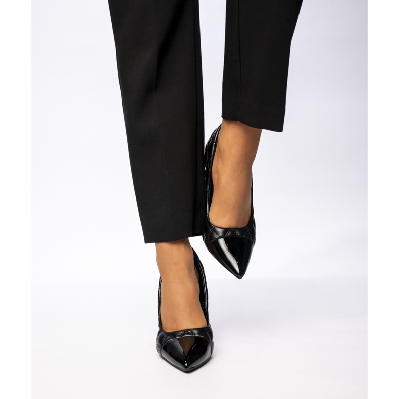 Frauen Veronique schwarze Pumpen 1