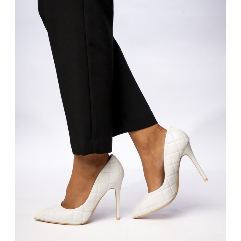 Frauen in Novara White Pumps weiß 1