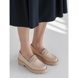 Damendiemaant Beige Slaafers 1