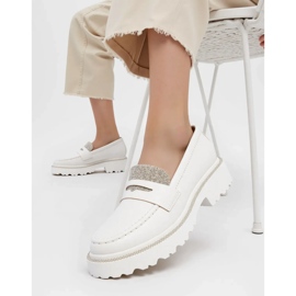 Weiße weißen Slipper für Frauendienste 2