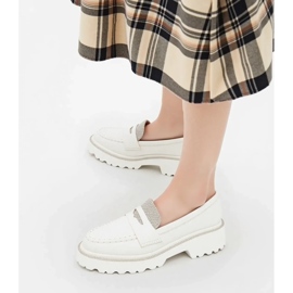 Weiße weißen Slipper für Frauendienste 1