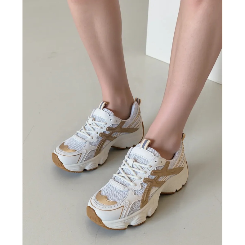 Beige Sneakers für Frauen 2