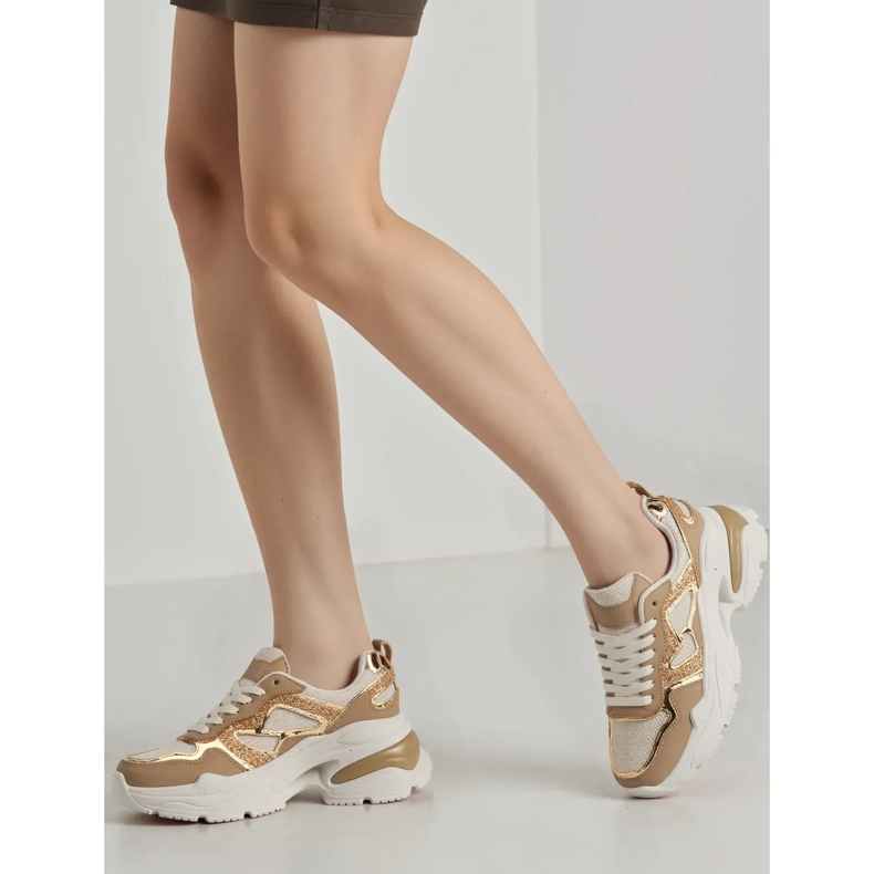 Sneakers Glam Khaki grün 1