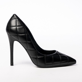 Frauen novara schwarze High Heels 1