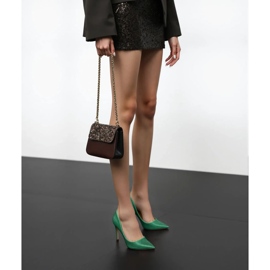 Frauen in Elysian Green Pumps grün 1