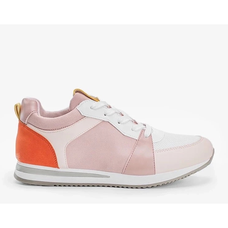 D/GMR Rosa Elaine-Sneaker aus Öko-Leder 1