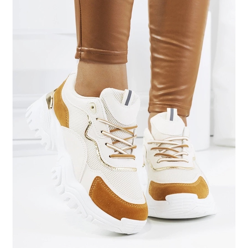 D/GMR Beige Sportschuhe von Osorio 1