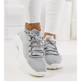 D/GMR Graue Barraza-Sneakers für Damen 1