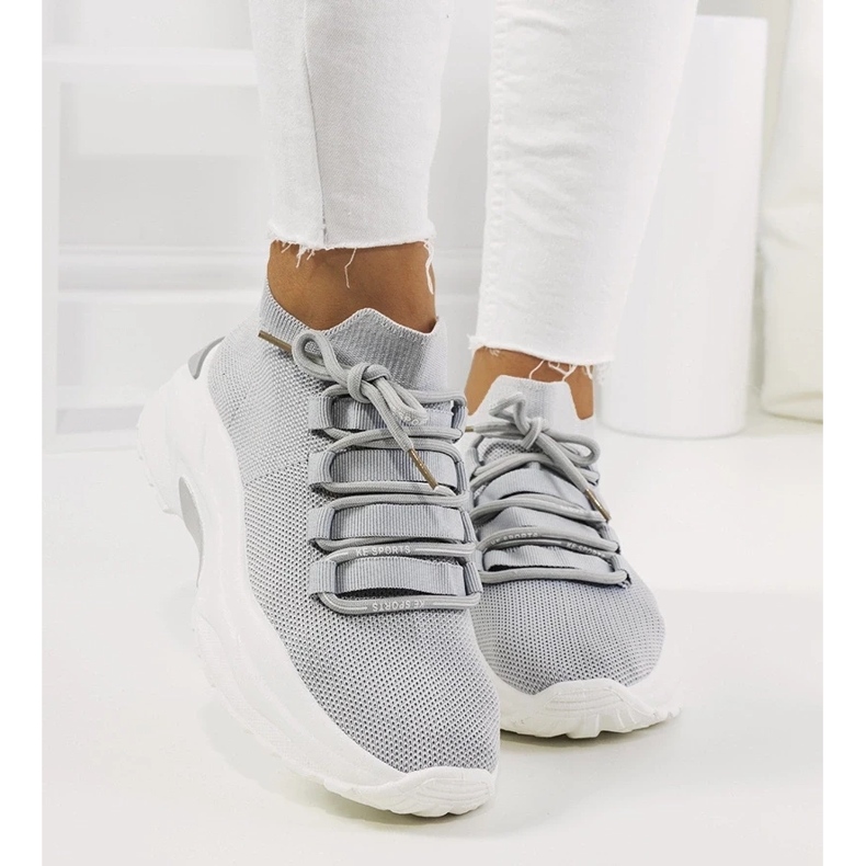 D/GMR Graue Barraza-Sneakers für Damen 1