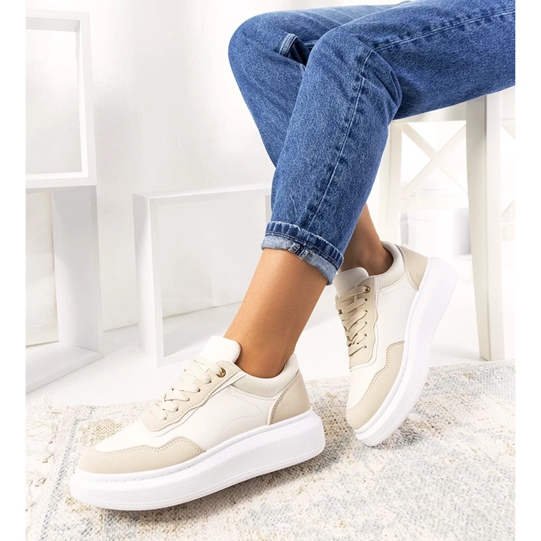 D/GMR Selma beige Damenturnschuhe 2