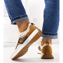 D/GMR Braune Isham-Sneaker für Damen beige 2