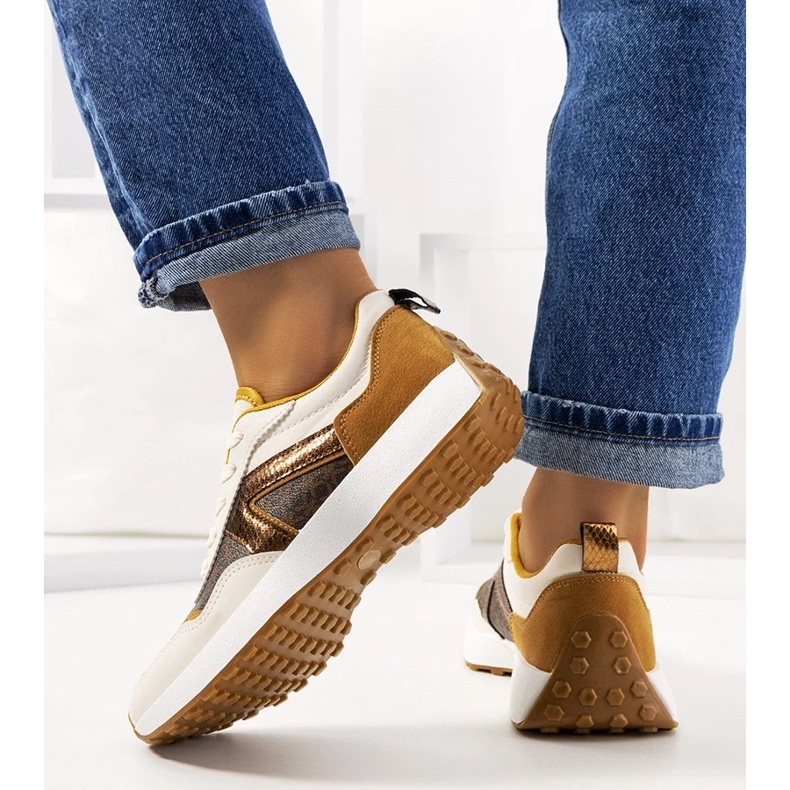 D/GMR Braune Isham-Sneaker für Damen beige 2