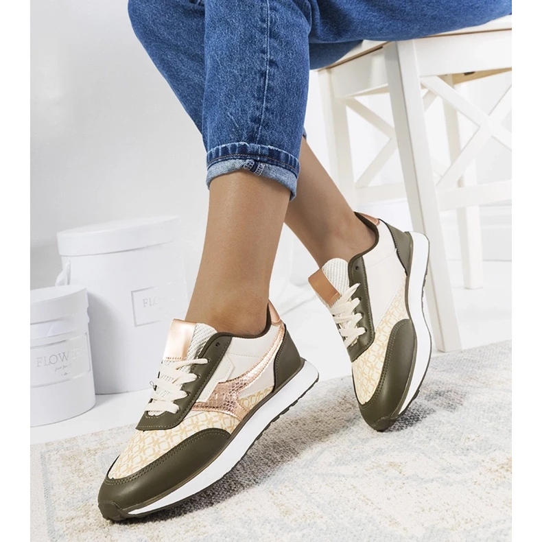 D/GMR Grüne Chiara-Sneaker für Damen 1