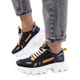 D/GMR Schwarze Bernier-Sneaker für Damen 2