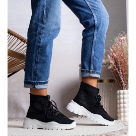 D/GMR Schwarze Socken von Frahm 1