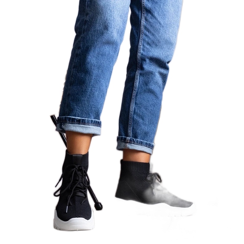 D/GMR Schwarze Socken von Frahm 2