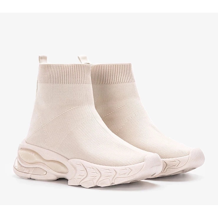 D/GMR Beige Woodson Knöchelturnschuhe 1