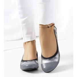 D/GMR Marlin Polka Dot Silber Ballerinas silber- 1