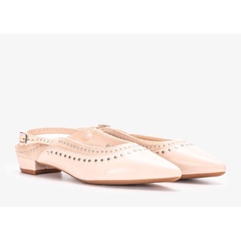 D/GMR Louin Beige Damenballerinas 1
