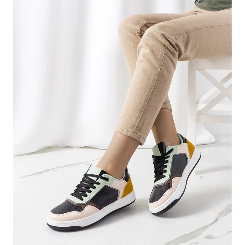 D/GMR Schwarze Turnschuhe von Lindon 1