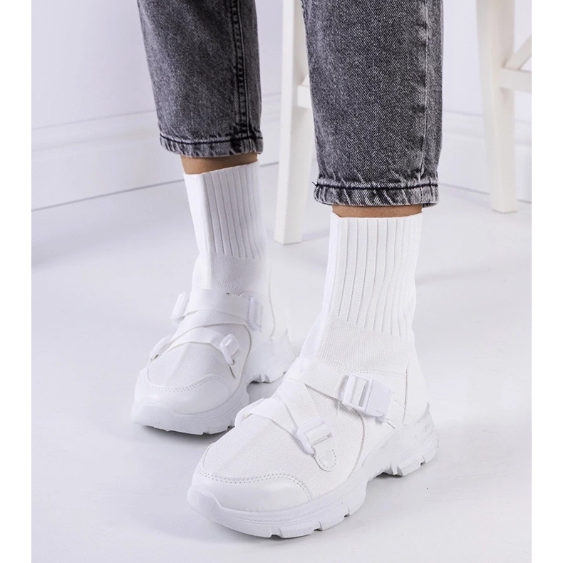 D/GMR Weiße Saker-Sneakers 1