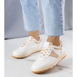 D/GMR Beigefarbene Damen-Sneaker von Marcella 1