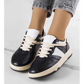 D/GMR Schwarze Damensneaker von Marcella beige 2